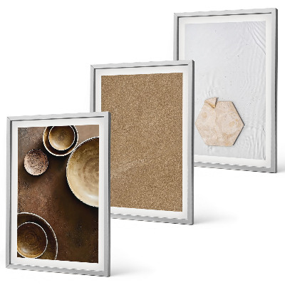 Composizione di quadri Texture e colori minimalisti
