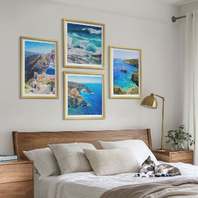Galleria a parete Vedute greche di Santorini Oia