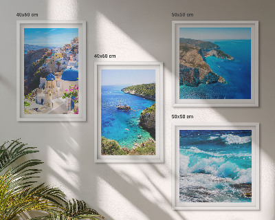 Galleria a parete Vedute greche di Santorini Oia