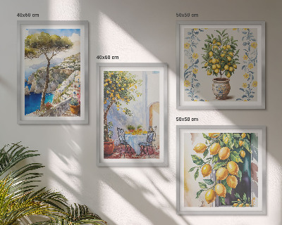 Galleria a parete Limoni in riva al mare