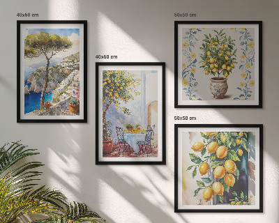 Galleria a parete Limoni in riva al mare
