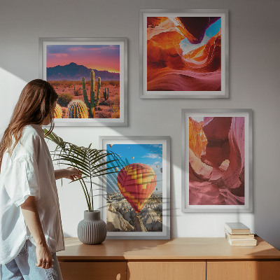 Galleria a parete Paesaggi di gole desertiche