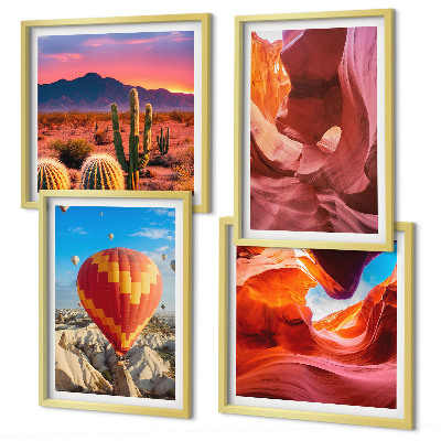 Galleria a parete Paesaggi di gole desertiche