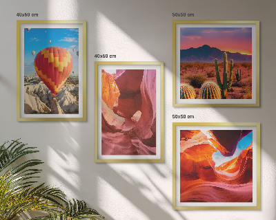 Galleria a parete Paesaggi di gole desertiche