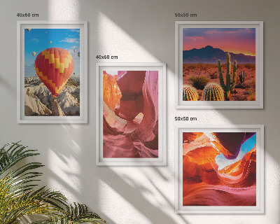 Galleria a parete Paesaggi di gole desertiche