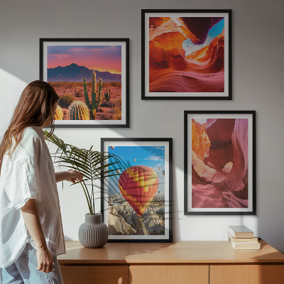 Galleria a parete Paesaggi di gole desertiche
