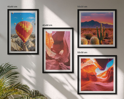 Galleria a parete Paesaggi di gole desertiche