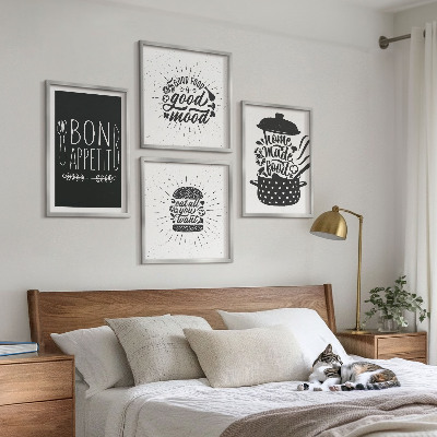 Polittico con cornice Grafica cibo culinario slogan