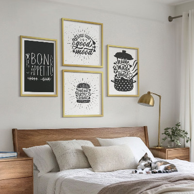 Polittico con cornice Grafica cibo culinario slogan
