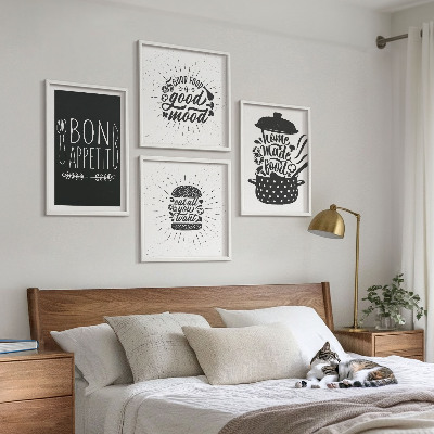 Polittico con cornice Grafica cibo culinario slogan