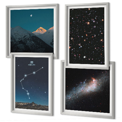 Galleria a parete Spazio galattico Montagne dell'Acquario