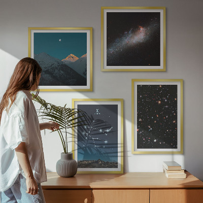 Galleria a parete Stelle galattiche gemelle