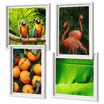 Polittico con cornice Note fruttate tropicali