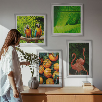 Polittico con cornice Note fruttate tropicali