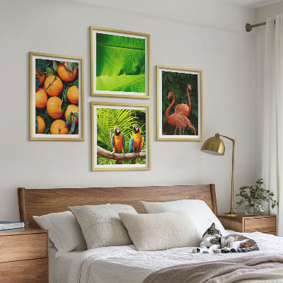 Polittico con cornice Note fruttate tropicali