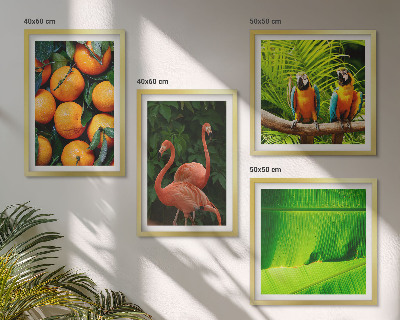 Polittico con cornice Note fruttate tropicali