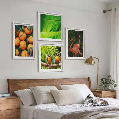 Polittico con cornice Note fruttate tropicali