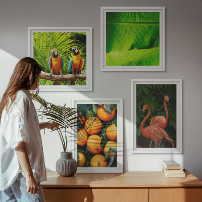 Polittico con cornice Note fruttate tropicali