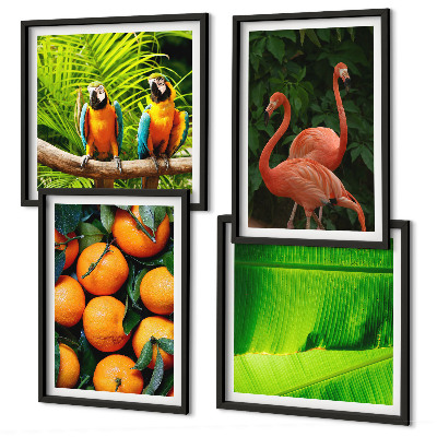 Polittico con cornice Note fruttate tropicali