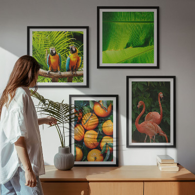 Polittico con cornice Note fruttate tropicali
