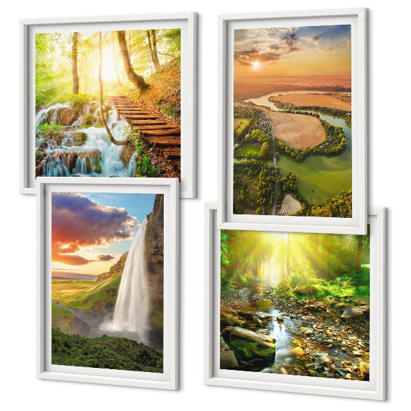 Galleria a parete Cascata di Orange Mountain