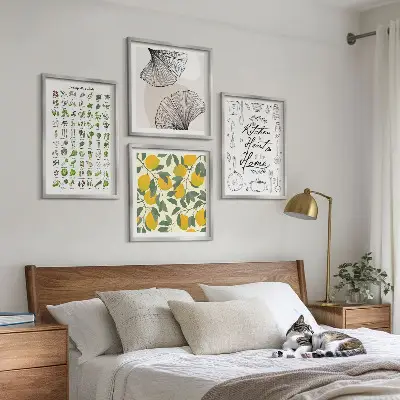 Pittura al limone Kitchenhers con cornice polittico