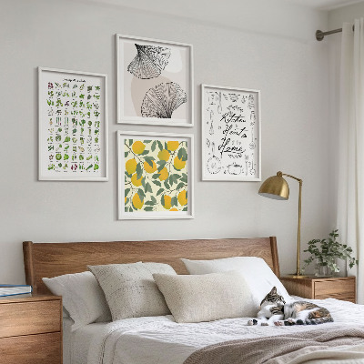 Polittico con cornice pittura al limone di Kitchenhers