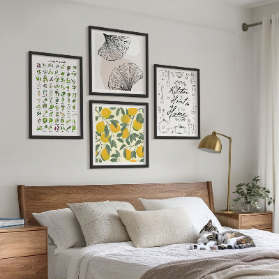 Polittico con cornice pittura al limone di Kitchenhers