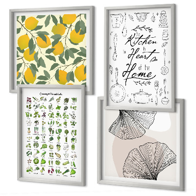 Polittico con cornice pittura al limone di Kitchenhers
