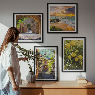 Galleria a parete Strade pittoresche sul mare, spiaggia