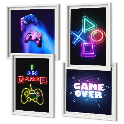 Galleria a parete Gamepad, sottotitoli delle icone dei giocatori