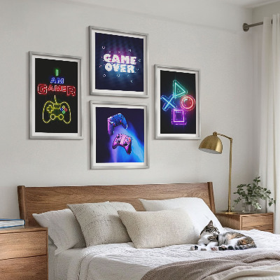Galleria a parete Gamepad, sottotitoli delle icone dei giocatori