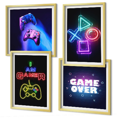 Galleria a parete Gamepad, sottotitoli delle icone dei giocatori