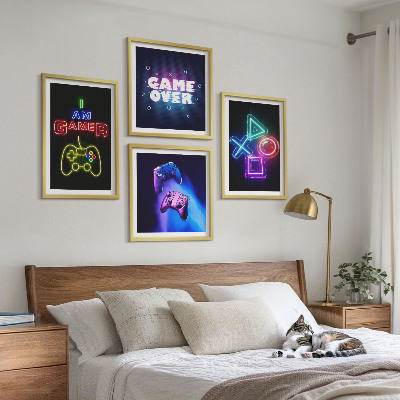 Galleria a parete Gamepad, sottotitoli delle icone dei giocatori