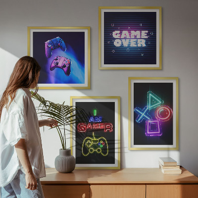 Galleria a parete Gamepad, sottotitoli delle icone dei giocatori