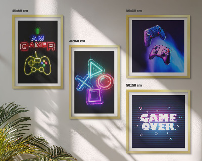Galleria a parete Gamepad, sottotitoli delle icone dei giocatori