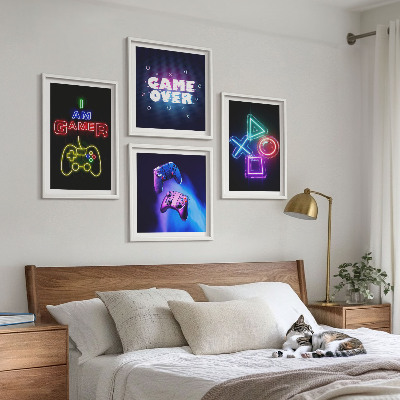 Galleria a parete Gamepad, sottotitoli delle icone dei giocatori