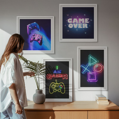 Galleria a parete Gamepad, sottotitoli delle icone dei giocatori