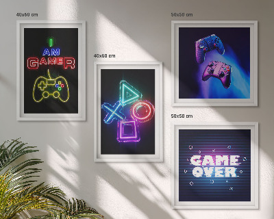 Galleria a parete Gamepad, sottotitoli delle icone dei giocatori