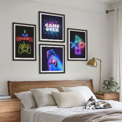 Galleria a parete Gamepad, sottotitoli delle icone dei giocatori