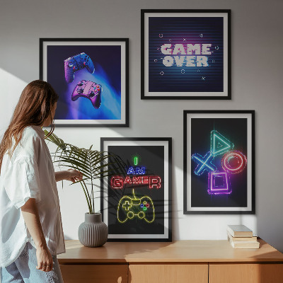 Galleria a parete Gamepad, sottotitoli delle icone dei giocatori