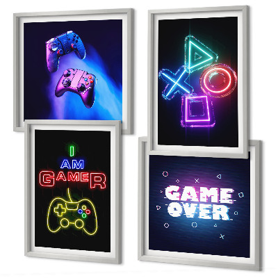 Galleria a parete Gamepad, sottotitoli delle icone dei giocatori