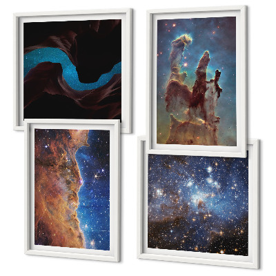 Galleria a parete Paesaggi spaziali delle galassie