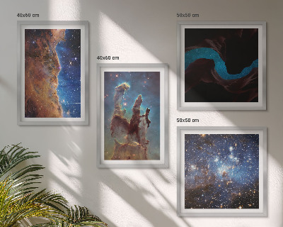 Galleria a parete Paesaggi spaziali delle galassie