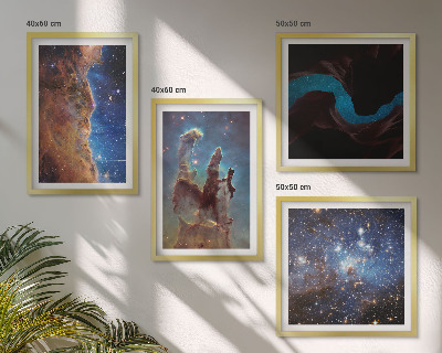 Galleria a parete Paesaggi spaziali delle galassie