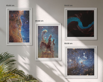 Galleria a parete Paesaggi spaziali delle galassie
