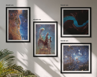 Galleria a parete Paesaggi spaziali delle galassie