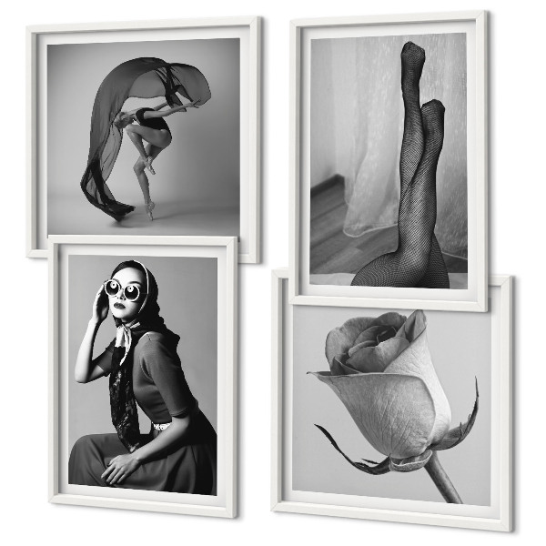 Galleria a parete Ritratti eleganti di donne eleganti