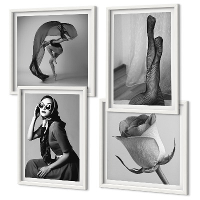 Galleria a parete Ritratti eleganti di donne eleganti