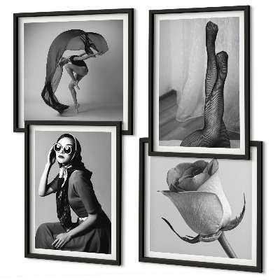 Galleria a parete Ritratti eleganti di donne eleganti